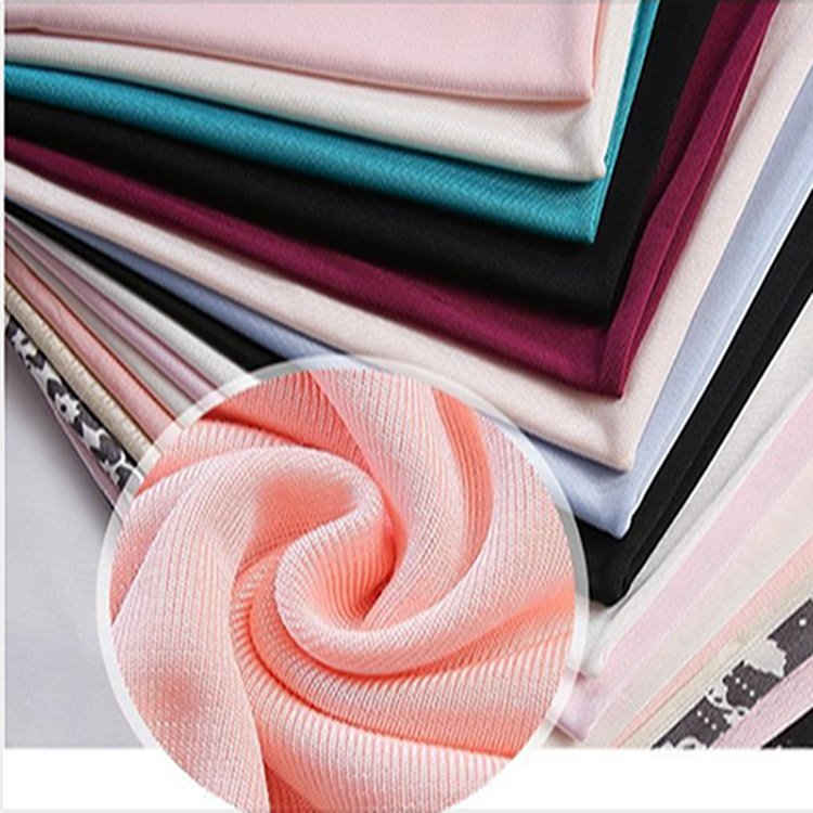 Yigao Textile 95%Poly 5%Spandex Knitted Fabric FDY Ice Silk Fabric Sunscreen Fabric