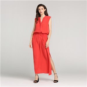 Ladies’ 100% Silk Long Dress