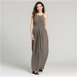 New Arrival Custom Label Summer Silk Beach Women Dresses Casual