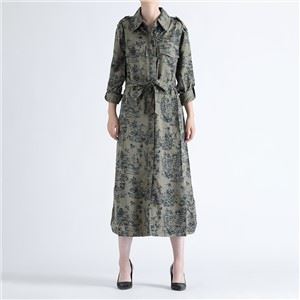 Ladies Floral Print Long Dress