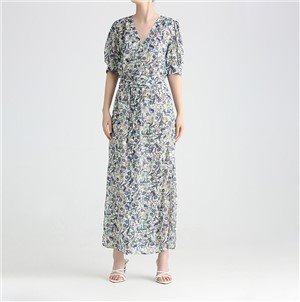 Short Sleeve Women’s Long Dress