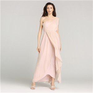 Wrap Chest Sexy Waist Large Fashion Milk Silk Dress