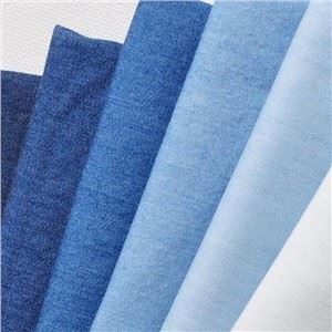 Textured Solid Color Tencel Denim Fabric