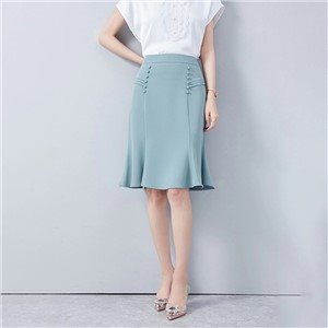 Women Retro Fashionable Temperament Elegant Tight Hip Denim Skirt
