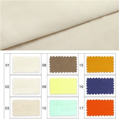 Classic Natural Linen Rayon Blend Fabric